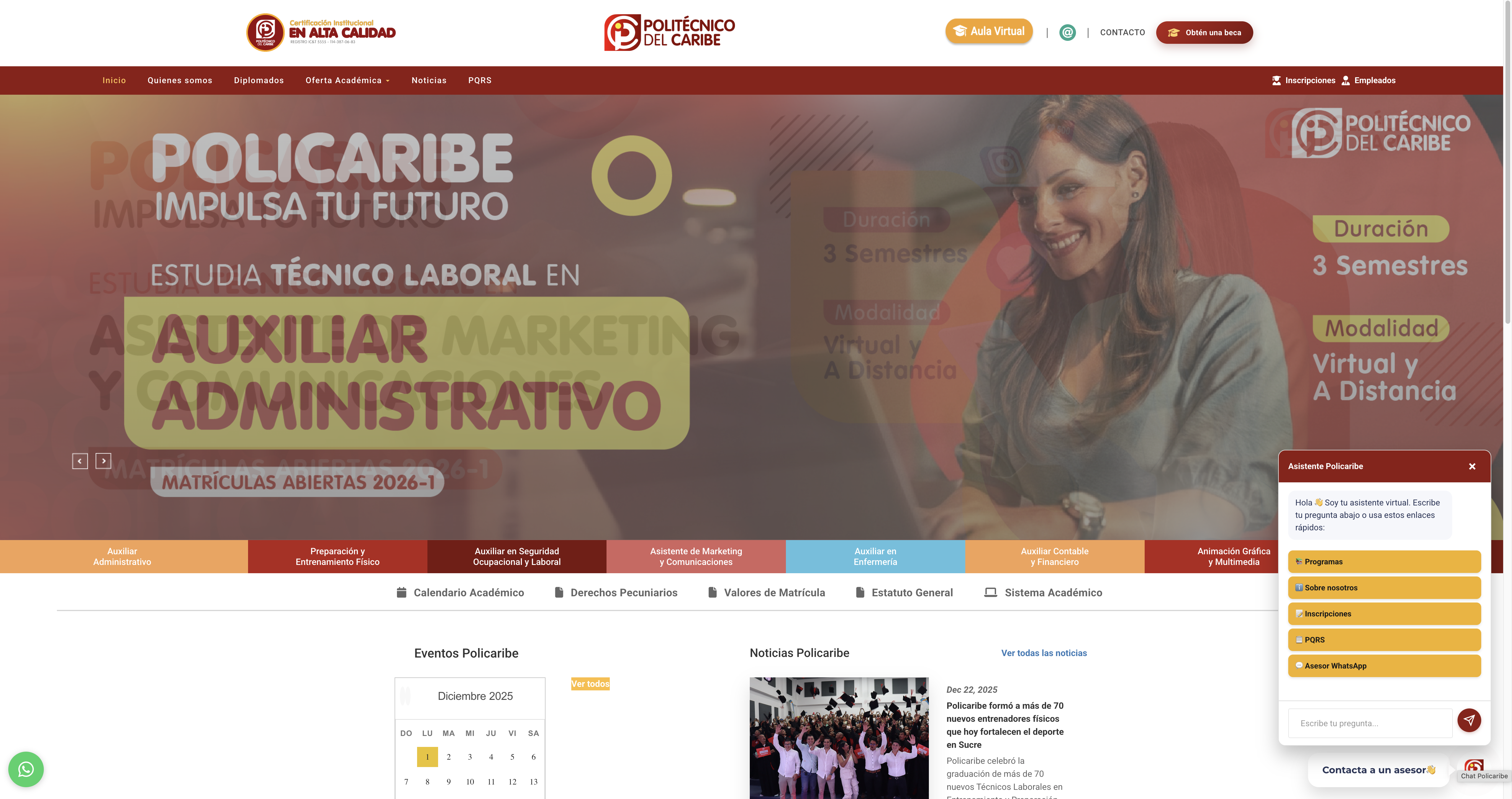Policaribe - Portal Educativo